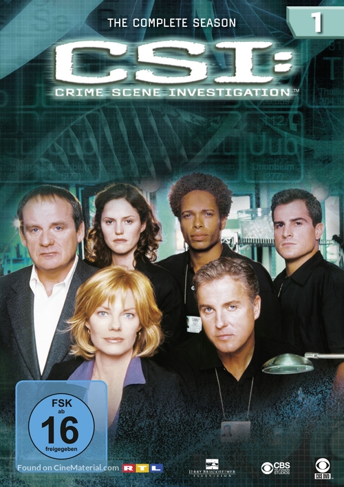 &quot;CSI: Crime Scene Investigation&quot; - German DVD movie cover