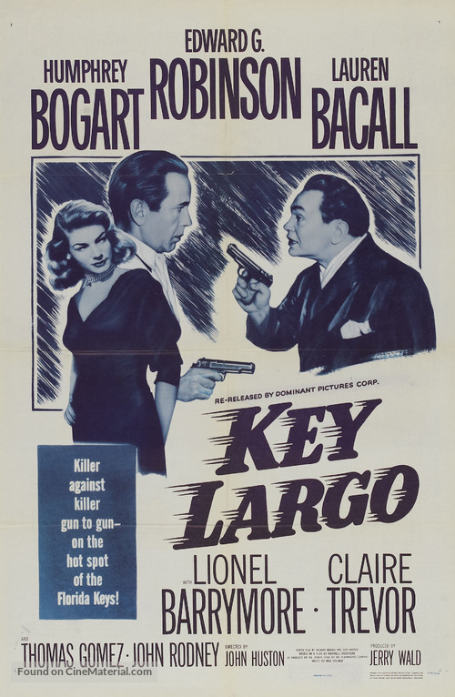 Key Largo - Re-release movie poster