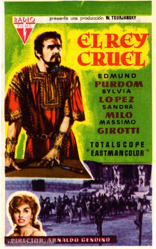 Erode il grande - Spanish Movie Poster