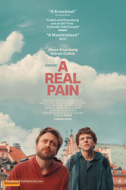 A Real Pain - Australian Movie Poster