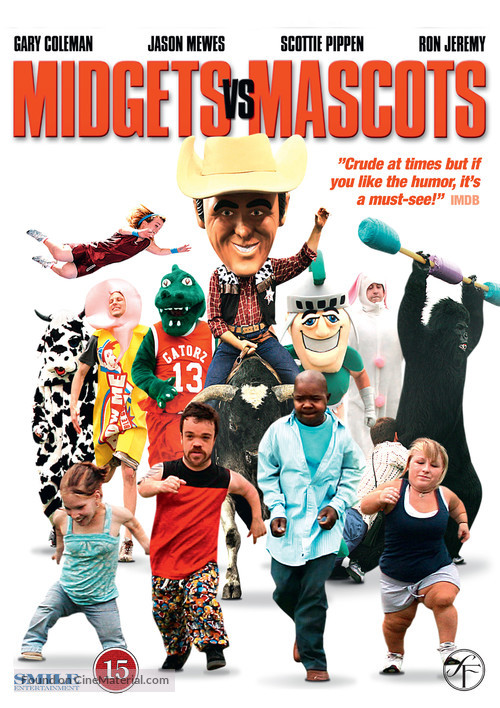 Midgets Vs. Mascots - Danish Movie Cover