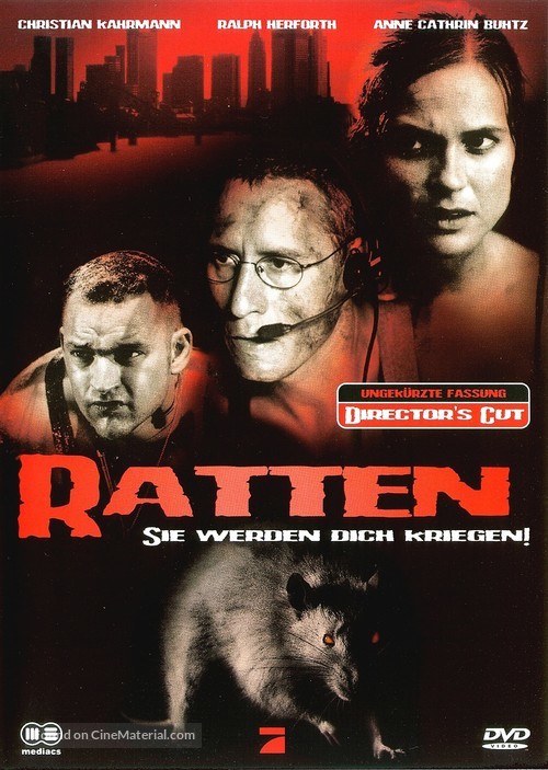 Ratten - sie werden dich kriegen! - German DVD movie cover