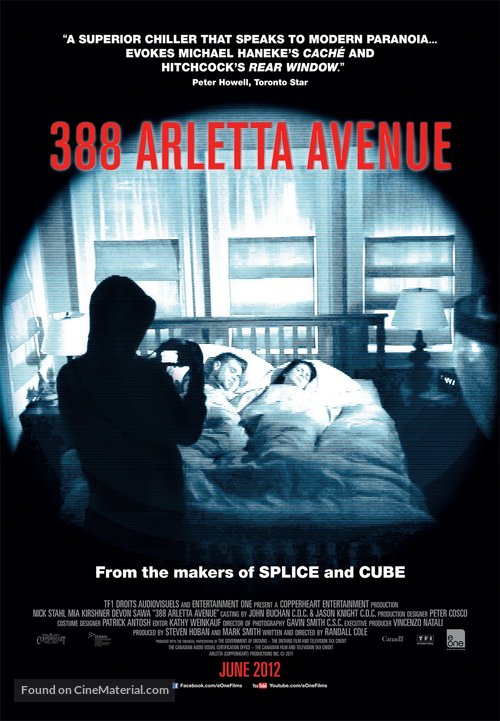388 Arletta Avenue - Canadian Movie Poster