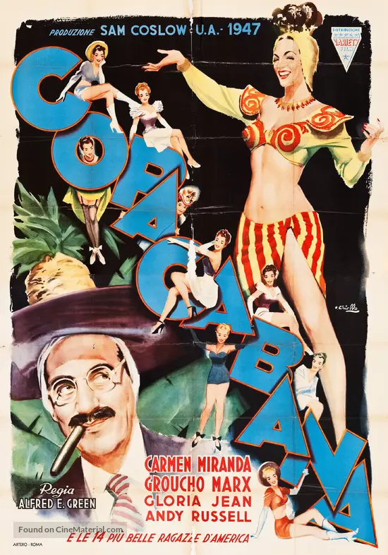 Copacabana - Italian Movie Poster