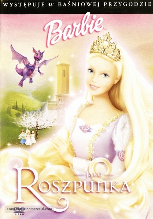 Barbie As Rapunzel - Polish Movie Cover