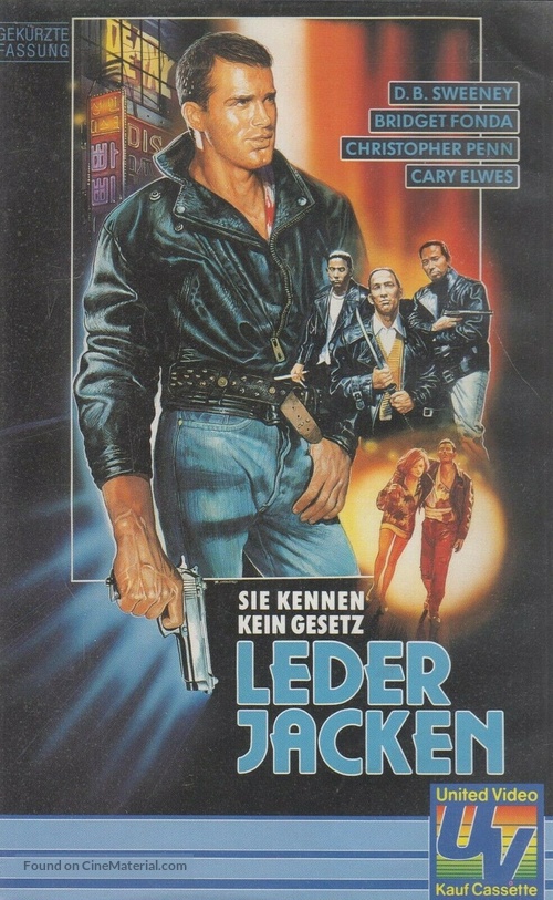 Leather Jackets - German VHS movie cover