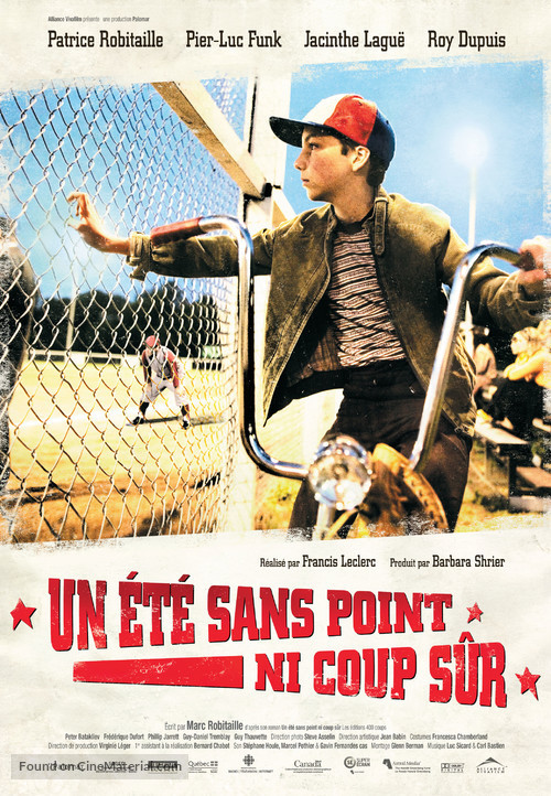 Un &eacute;t&eacute; sans point ni coup s&ucirc;r - Canadian Movie Poster