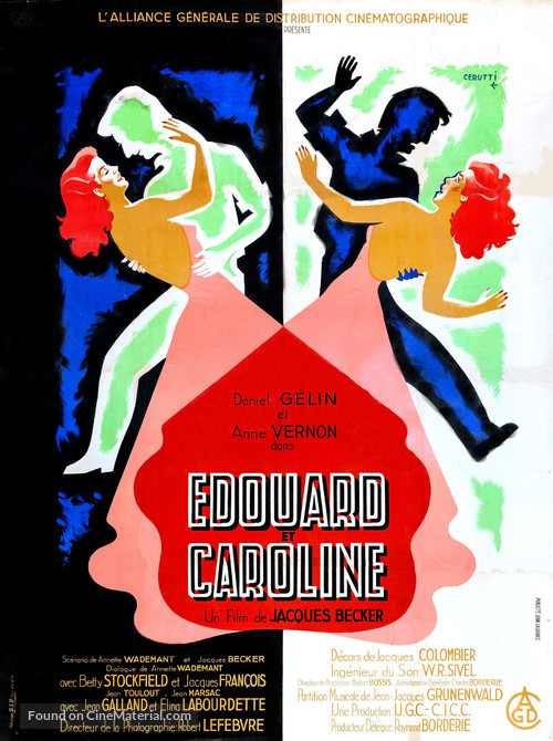&Eacute;douard et Caroline - French Movie Poster