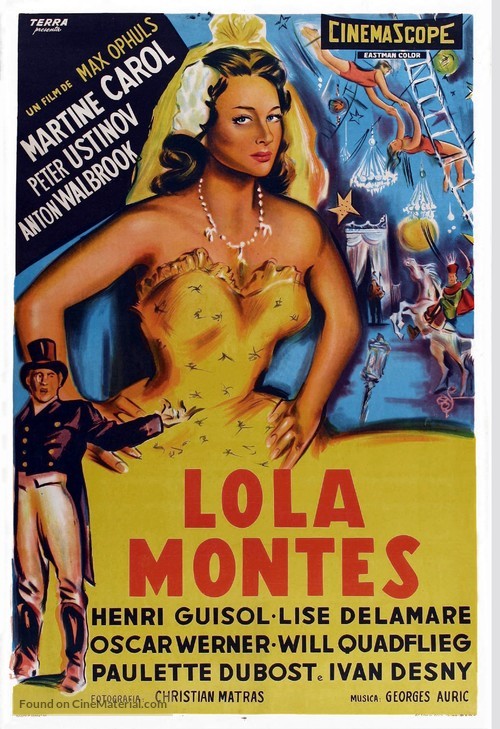 Lola Mont&egrave;s - Argentinian Movie Poster
