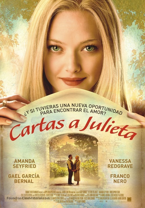 Letters to Juliet - Chilean Movie Poster