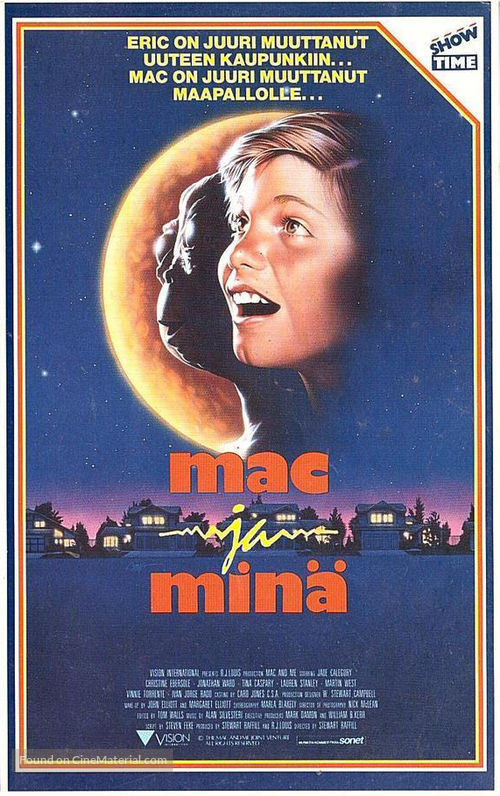 Mac and Me - Finnish VHS movie cover