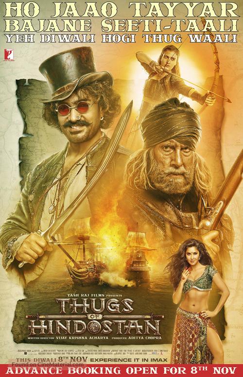 Thugs of Hindostan - Indian Movie Poster