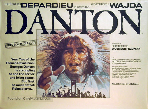 Danton - British Movie Poster