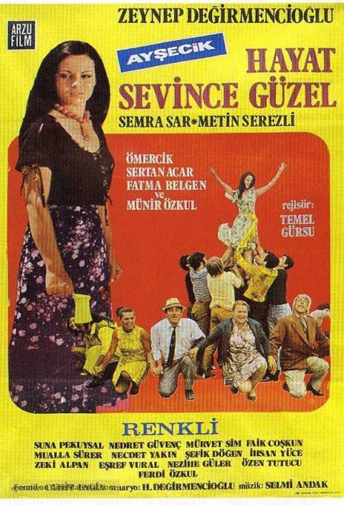 Hayat sevince g&uuml;zel - Turkish Movie Poster