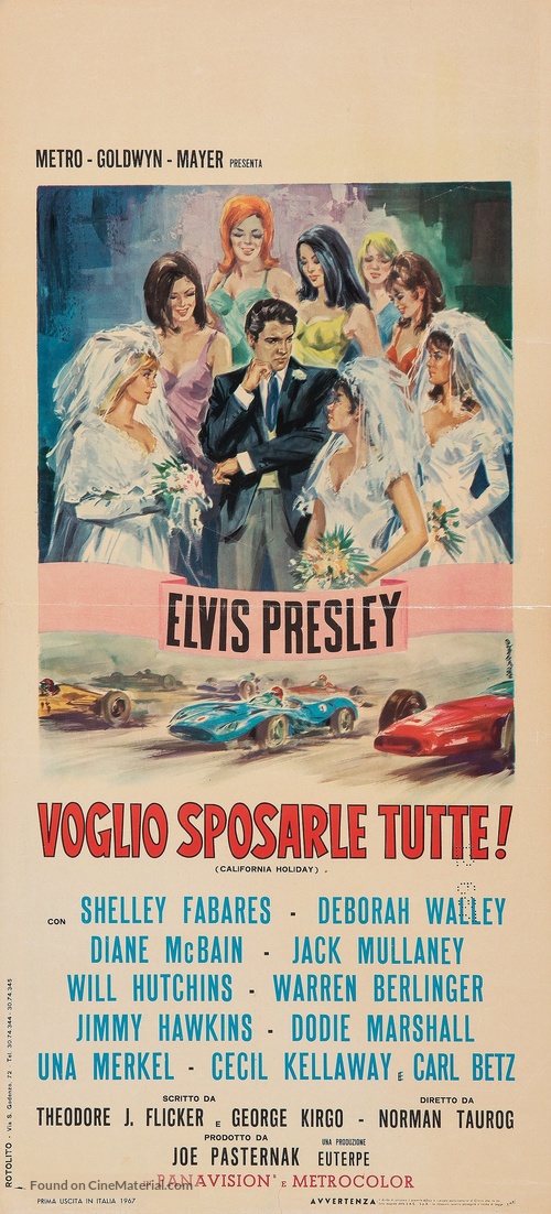 Spinout - Italian Movie Poster