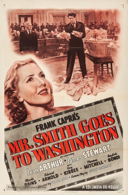 Mr. Smith Goes to Washington - Re-release movie poster