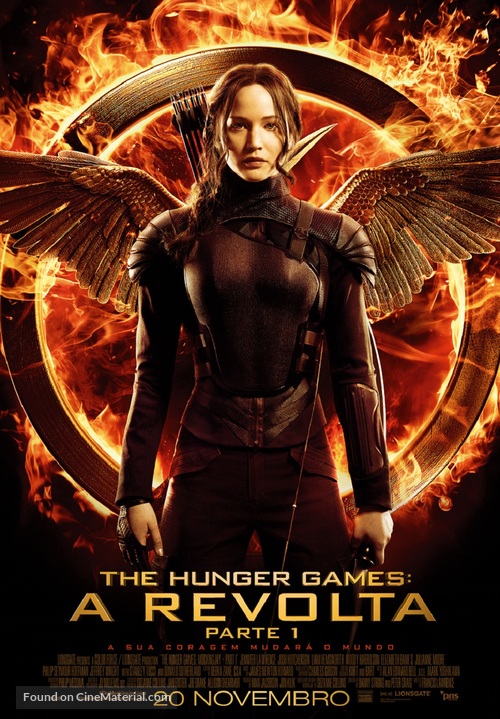 The Hunger Games: Mockingjay - Part 1 - Portuguese Movie Poster