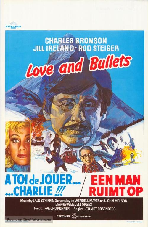 Love and Bullets - Belgian Movie Poster