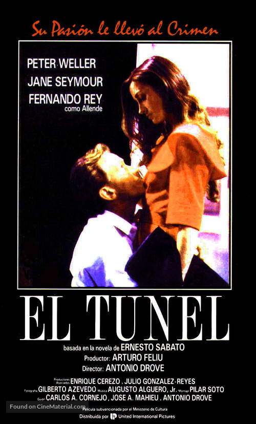 El t&uacute;nel - Spanish Movie Poster