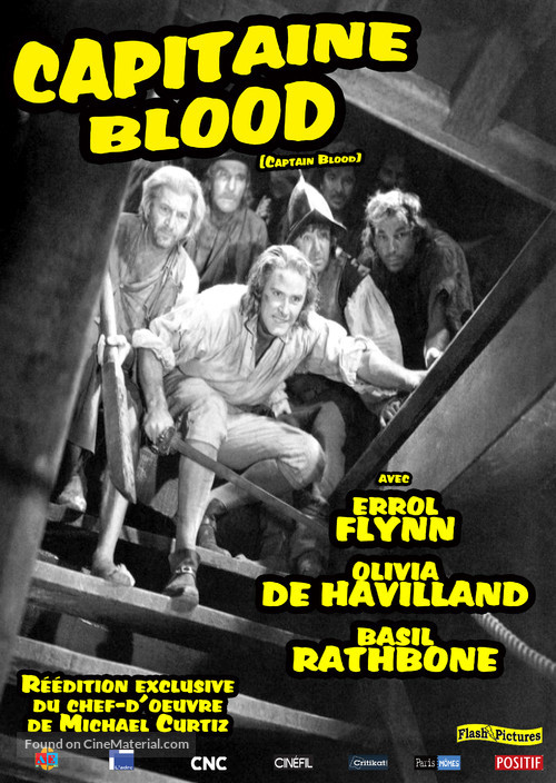 Captain Blood - French Re-release movie poster