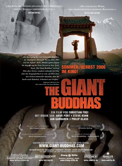 The Giant Buddhas - German poster