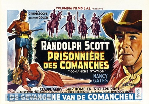 Comanche Station - Belgian Movie Poster