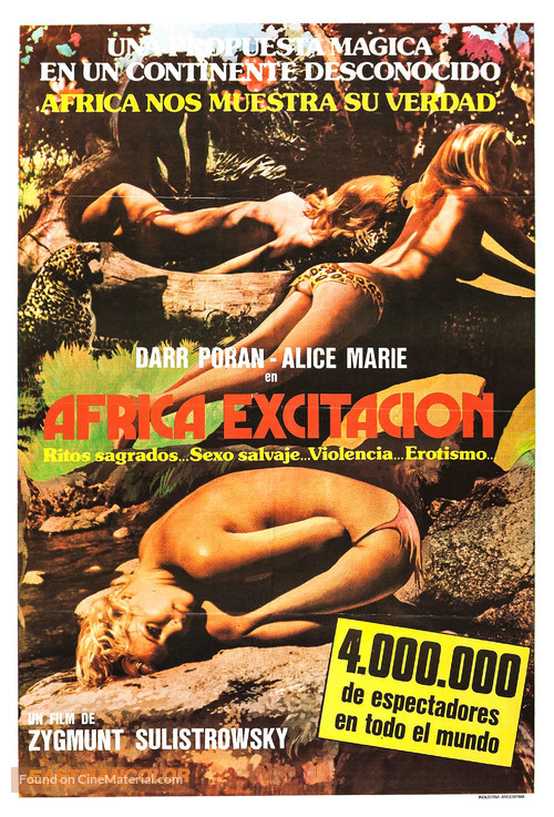 Jungle Erotic - Argentinian Movie Poster