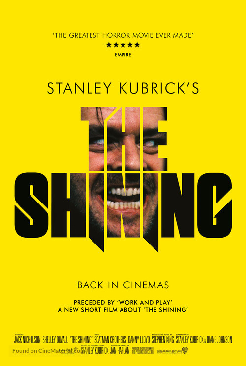 The Shining - Re-release movie poster