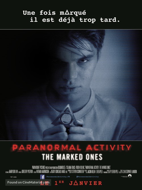 Paranormal Activity: The Marked Ones - French Movie Poster