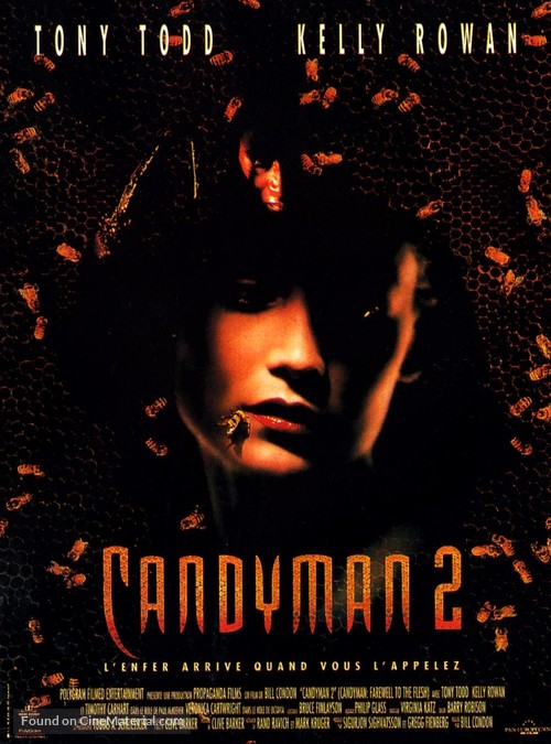 Candyman: Farewell to the Flesh - French Movie Poster