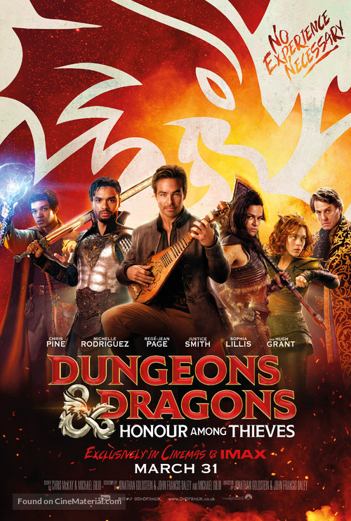 Dungeons &amp; Dragons: Honor Among Thieves - British Movie Poster