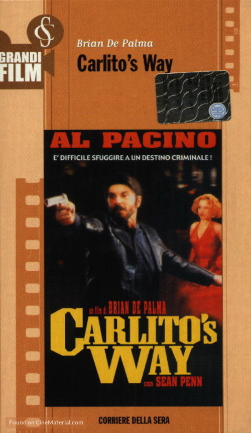 Carlito&#039;s Way - Italian VHS movie cover