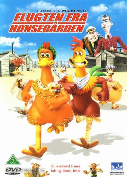 Chicken Run - Danish DVD movie cover