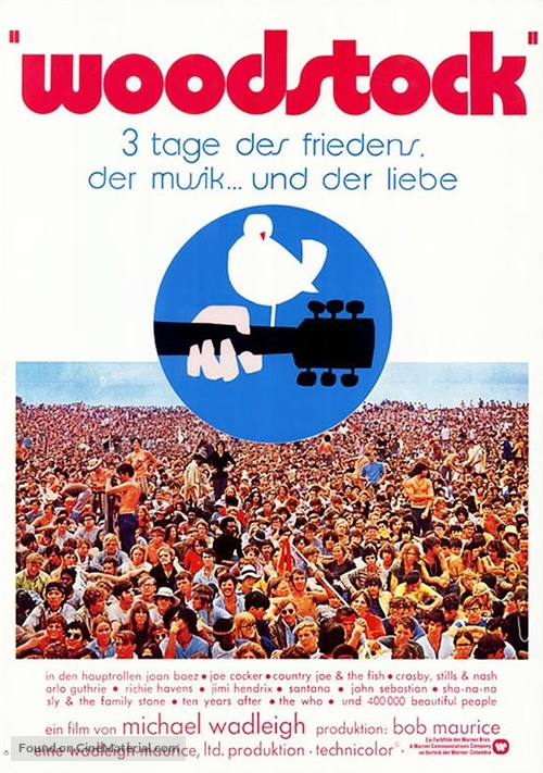 Woodstock - German Movie Poster