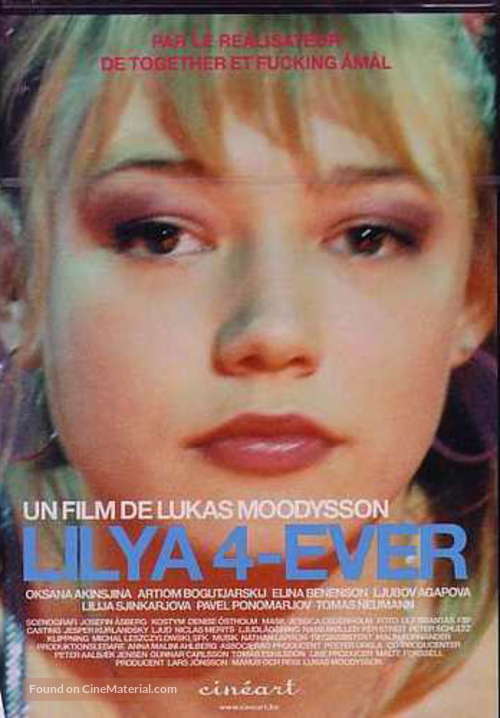 Lilja 4-ever - Belgian Movie Poster