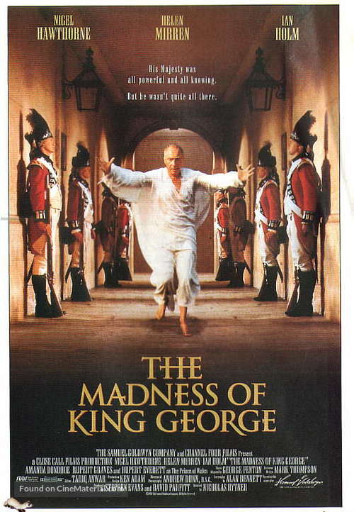The Madness of King George - Movie Poster