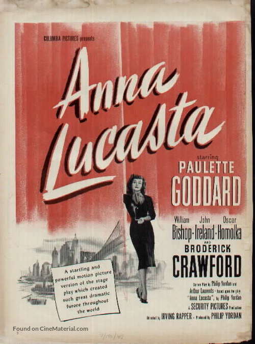 Anna Lucasta - Movie Poster