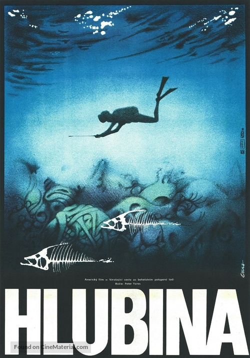The Deep - Czech Movie Poster