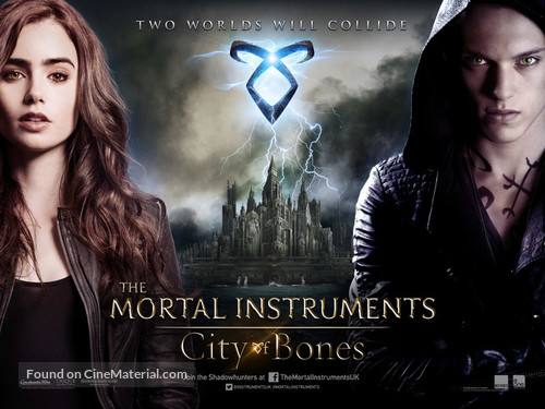 The Mortal Instruments: City of Bones - British Movie Poster