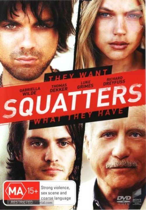 Squatters - Australian DVD movie cover