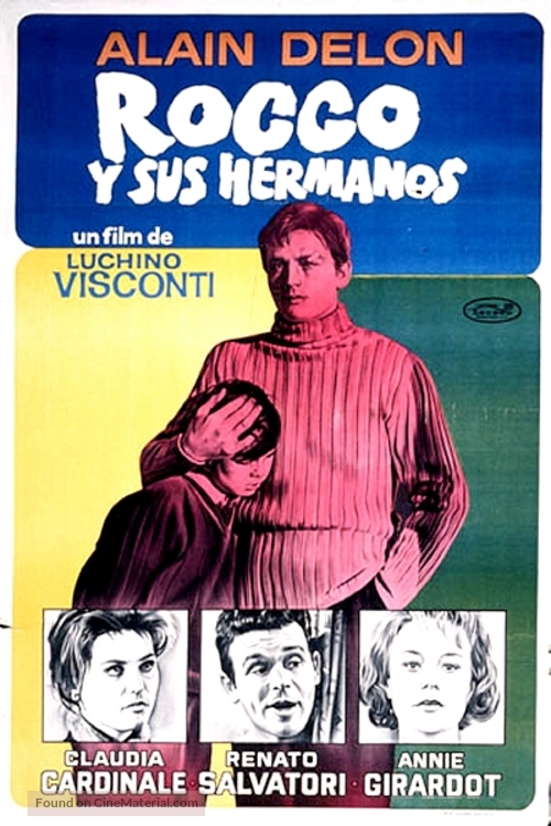 Rocco e i suoi fratelli - Spanish Movie Poster