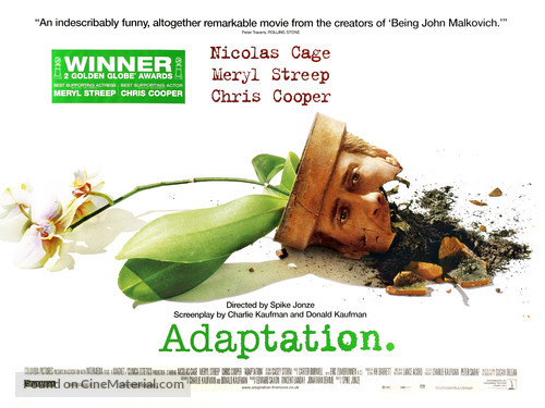 Adaptation. - British Movie Poster