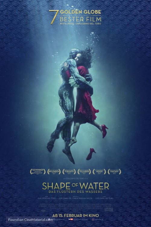 The Shape of Water - Swiss Movie Poster