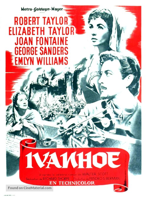 Ivanhoe - French Movie Poster