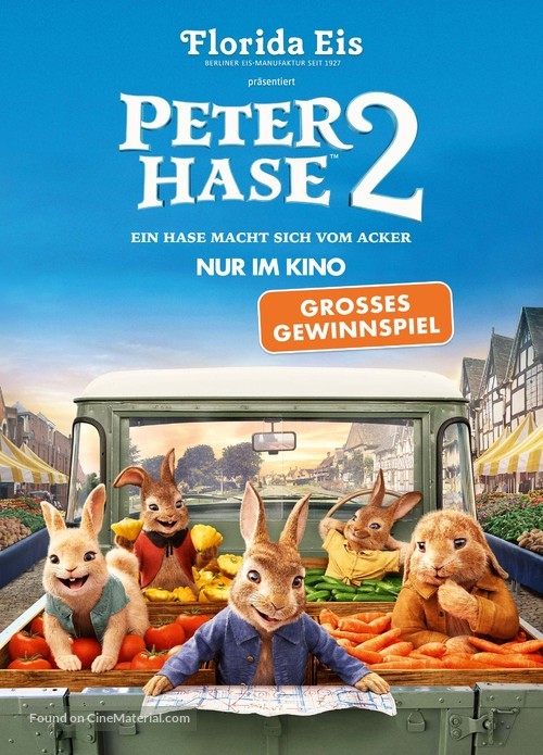 Peter Rabbit 2: The Runaway - German Movie Poster
