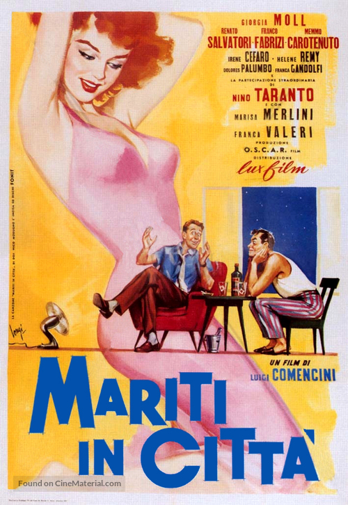 Mariti in citt&agrave; - Italian Movie Poster