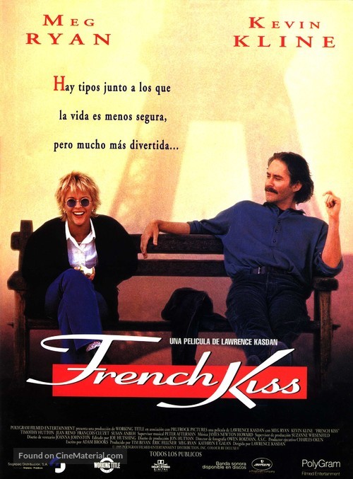 French Kiss - Spanish Movie Poster