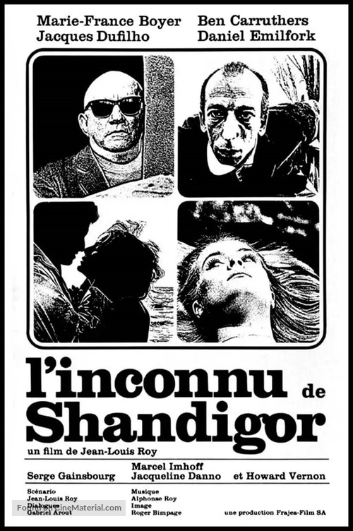 L&#039;inconnu de Shandigor - French Movie Poster