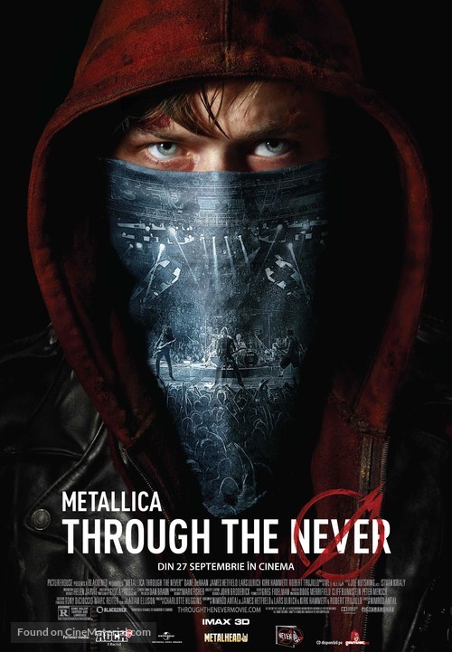 Metallica Through the Never - Romanian Movie Poster