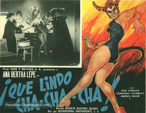 Qu&egrave; lindo Cha Cha Cha - Mexican poster